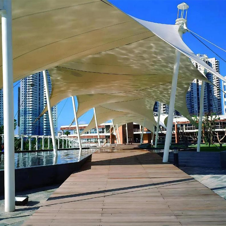 监利市膜结构景观棚