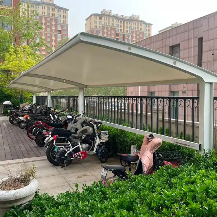 监利市膜结构电动车棚